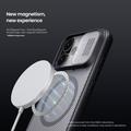 iPhone 17 Nillkin CamShield Pro Magnetic Hybrid Cover - Gennemsigtig sort