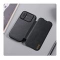 iPhone 17 Nillkin Qin Pro Flip Cover - Sort
