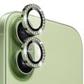 iPhone 17 Northjo Kameralinsebeskytter-sæt med rhinsten - Grøn