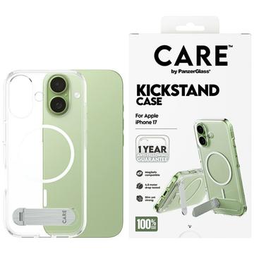 iPhone 17 PanzerGlass Care Kickstand Cover - MagSafe-kompatibel - Gennemsigtig