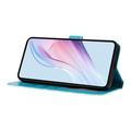 iPhone 17 Pung Etui med Prikket Mønster - Blå