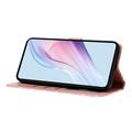 iPhone 17 Pung Etui med Prikket Mønster - Pink