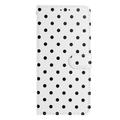iPhone 17 Pung Etui med Prikket Mønster - Hvid