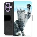 iPhone 17 Premium Flip Cover med Pung - Kat