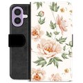 iPhone 17 Premium Flip Cover med Pung - Floral