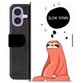 iPhone 17 Premium Flip Cover med Pung - Slow Down
