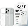 iPhone 17 Pro/18 Pro PanzerGlass Care Star Lit Cover - MagSafe-kompatibel - Hvid