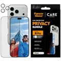iPhone 17 Pro/18 Pro PanzerGlass Care Flagship 3-i-1 Privacy Bundle - Klar