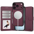 iPhone 17 Pro/18 Pro Tech-Protect 2-i-1 pungetui - Magsafe-kompatibel - Bourgogne
