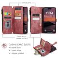 iPhone 17 Pro Caseme C30 Multifunktionel Pung - Rød