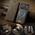 iPhone 17 Pro Caseme C49 2-i-1 aftagelig pungetui - MagSafe-kompatibel, RFID - Kaffe