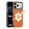 iPhone 17 Pro Dux Ducis Luvy cover med fingerring/håndrem - Orange / Marguerit