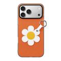 iPhone 17 Pro Dux Ducis Luvy cover med fingerring/håndrem - Orange / Marguerit