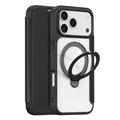 iPhone 17 Pro Dux Ducis Skin X Pro Magnetisk Flip Cover - Sort