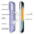 iPhone 17 Pro Dux Ducis Yind Hybrid Cover - MagSafe-kompatibel - Lyselilla