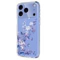 iPhone 17 Pro TPU-cover med blomstermønster - Lilla