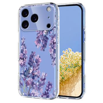 iPhone 17 Pro TPU-cover med blomstermønster