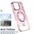 iPhone 17 Pro Glitter Hybrid Cover med Kickstand - MagSafe-kompatibel - Pink