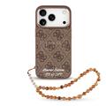 iPhone 17 Pro Guess 4G Strap Limited Edition Cover - MagSafe-kompatibel - Brun