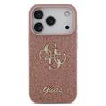 iPhone 17 Pro Guess Fixed Glitter 4G Metal Logo Cover