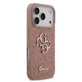 iPhone 17 Pro Guess Fixed Glitter 4G Metal Logo Cover