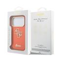 iPhone 17 Pro Guess IML 4G Script Metal Logo Cover - Orange