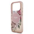 iPhone 17 Pro Guess IML Flowers cover med perlerem