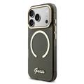 iPhone 17 Pro Guess IML Glitter Script Rem Cover - MagSafe-kompatibelt