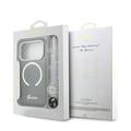iPhone 17 Pro Guess IML Glitter Script Rem Cover - MagSafe-kompatibelt