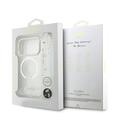 iPhone 17 Pro Guess IML Glitter Script Rem Cover - MagSafe-kompatibelt - Gennemsigtig