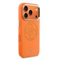 iPhone 17 Pro Guess Perforated 4G Logo Cover - MagSafe-kompatibelt - orange