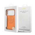 iPhone 17 Pro Guess Perforated 4G Logo Cover - MagSafe-kompatibelt - orange