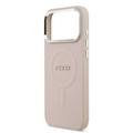 iPhone 17 Pro Guess Saffiano Hybrid Cover - MagSafe Kompatibel - Pink