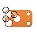 iPhone 17 Pro Imak Fulddækkende kameralinsebeskytter i metal og hærdet glas - Orange