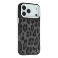 iPhone 17 Pro Jaucase magnetisk hybrid-cover med leopardprint