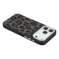 iPhone 17 Pro Jaucase magnetisk hybrid-cover med leopardprint