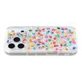 iPhone 17 Pro Jaucase Naturstens Epoxy Cover - Hvid