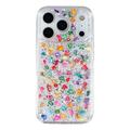 iPhone 17 Pro Jaucase Naturstens Epoxy Cover - Hvid