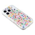 iPhone 17 Pro Jaucase Naturstens Epoxy Cover - Hvid