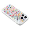 iPhone 17 Pro Jaucase Naturstens Epoxy Cover - Hvid