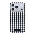 iPhone 17 Pro Karl Lagerfeld Houndtand Harpiksplade Cover - MagSafe-kompatibelt