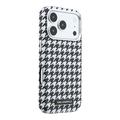 iPhone 17 Pro Karl Lagerfeld Houndtand Harpiksplade Cover - MagSafe-kompatibelt