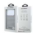 iPhone 17 Pro Karl Lagerfeld Houndtand Harpiksplade Cover - MagSafe-kompatibelt