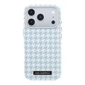iPhone 17 Pro Karl Lagerfeld Houndtand Harpiksplade Cover - MagSafe-kompatibelt - Blåt