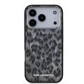 iPhone 17 Pro Karl Lagerfeld IML Leopard Cover - MagSafe-kompatibel - Grå