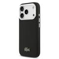 iPhone 17 Pro Lacoste Iconic Petit Pique Kamerastativ Cover - MagSafe-kompatibel - Sort