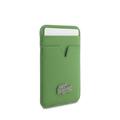 iPhone 17 Pro Lacoste Iconic Petit Pique MagSafe cover og magnetisk kortholder - Grøn