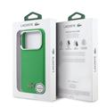iPhone 17 Pro Lacoste Iconic Petit Pique Metal Logo Cover - MagSafe-kompatibelt - Grøn
