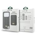 iPhone 17 Pro Lacoste PVC Blend MagSafe cover og magnetisk kortholder - brun