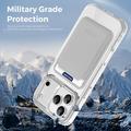 iPhone 17 Pro MagSafe Cover med kortholder - gennemsigtig